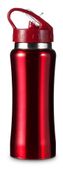 Butelka sportowa 600 ml V4656-05 Czerwony
