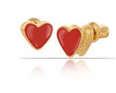 kolczyki czerwone serca z kolekcji classic (p14607/1au)