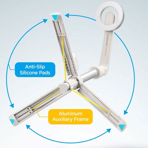spigen s571w magsafe bluetooth selfie stick tripod dune beige na Arena.pl