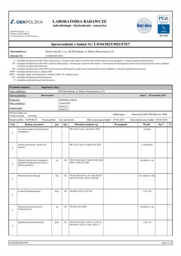PROTON LABS RESVERATROL 99% czysty proszek | 15g resweratrol na Arena.pl