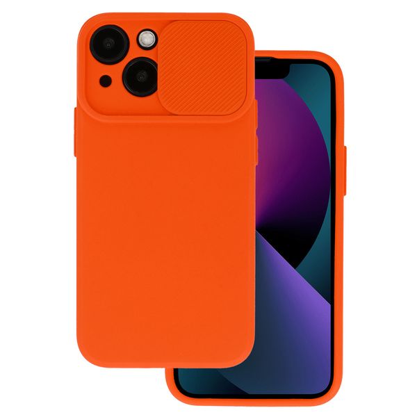 Camshield Soft do Iphone 14 Plus Pomarańczowy zdjęcie 1