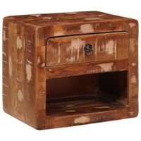 Ścienny stolik nocny z szufladą Wielokolorowe 40 x 30 x 36 cm