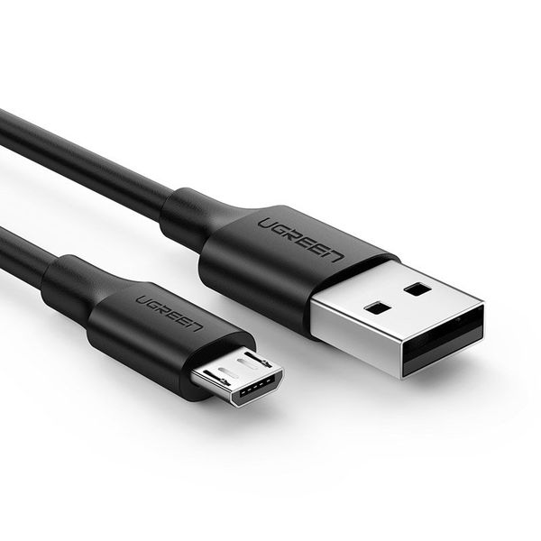 Kabel przewód USB - micro USB 2A 2m czarny zdjęcie 8