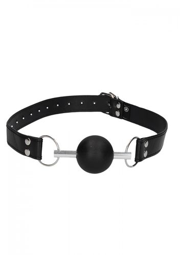solid ball gag   with bonded leather straps na Arena.pl