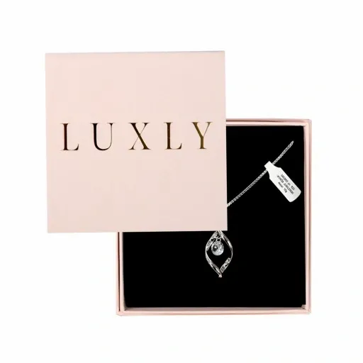 NASZYJNIK DAMSKI SREBRNY 925 SWAROVSKI DLA KOBIETY Z KRYSZTAŁEM Z GRAWEREM zdjęcie 16