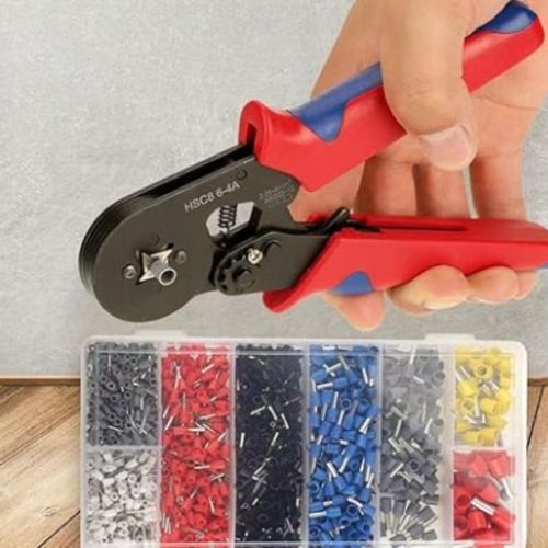 ZACISKARKA DO TULEJEK SZCZYPCE DO ZACISKANIA KOŃCÓWEK PRZEWODÓW PRASKA na Arena.pl