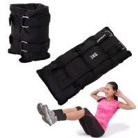 CIĘŻARKI OBCIĄŻNIKI NA NADGARSTKI RĘCE KOSTKI DO ĆWICZEŃ FITNESS 2x3kg