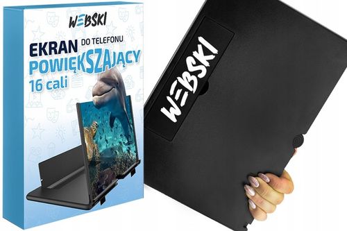 Lupa wzmacniacz ekranu 3D do telefonu 16" CALI POWIĘKSZACZ SZKŁO LUPA ZOOM na Arena.pl
