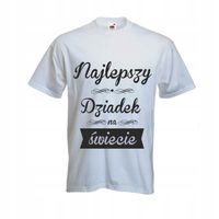 Koszulki Top T-shirt PREZENT najlepszy DZIADEK