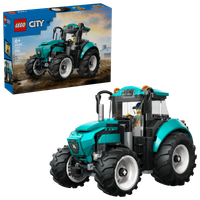 LEGO City Traktor niebieski Turkusowy ciągnik rolniczy 60498