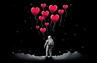 Plakat 91,5x60cm Astronauta Własnych Celi