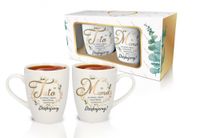 kpl 2 kubków z rantem MAMO TATO DZIĘKUJEMY