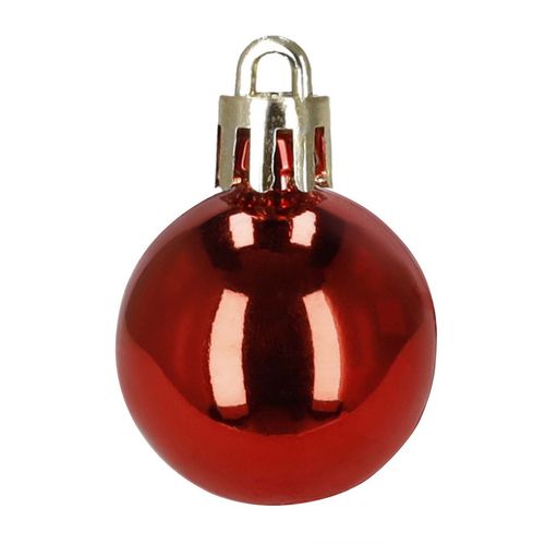 Bombki choinkowe 47 szt. zestaw dekoracji świątecznych, nietłukące, czerwony, złoty, biały na Arena.pl