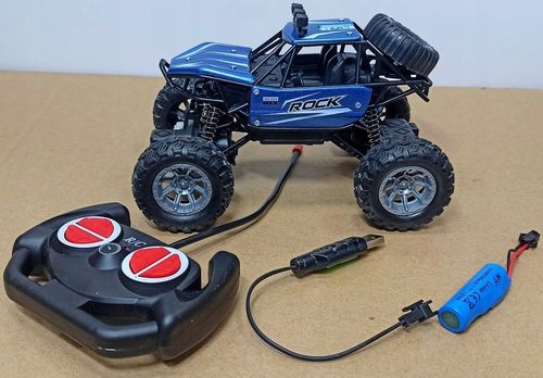 Autko Zdalnie Sterowane MONSTER TRUCK METAL LED dla Dzieci samochód RC auto na Arena.pl