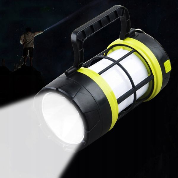 MOCNA LATARKA TURYSTYCZNA LED KEMPINGOWA LAMPA PODRĘCZNA UCHWYT POWERBANK zdjęcie 8