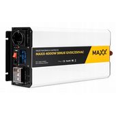 PRZETWORNICA MAXX 6000W SINUS PURE 12VDC 230VAC MOC 3000W/6000W