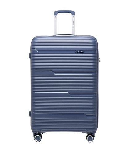 Walizka Duża Podróżna Na Kółkach Twarda XXL PUCCINI Granatowa PP023A-7A na Arena.pl