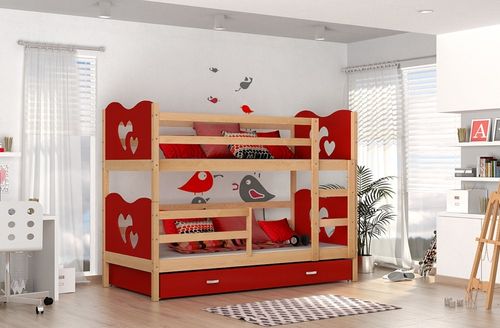 Łóżko MAX 2 sosna Kolor - Błękit na Arena.pl