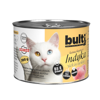 BULTI Puszka mielonka z indykiem dla kota 200g