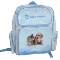 Tornister Plecak szkolny dla dzieci kieszenie 41x30x15 cm Little Friends
