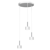 LAMPA WISZĄCA ARENA WHITE/SILVER 3XGX53
