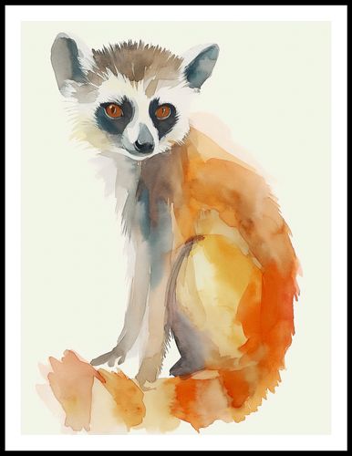 Plakat 60x80cm Lemurek na Arena.pl