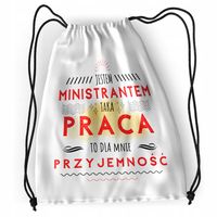 Plecak Dla Ministranta Sportowy Szkolny Worek Z Nadrukiem Ze Zdjęciem