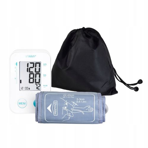 CIŚNIENIOMIERZ NARAMIENNY VITAMMY USB ARYTMIA ETUI RĘKAW 22-40CM CERTYFIKAT na Arena.pl