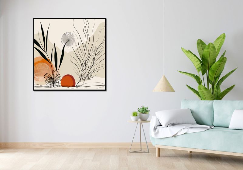 Plakat 100x100cm Echem przez Pustynie zdjęcie 4