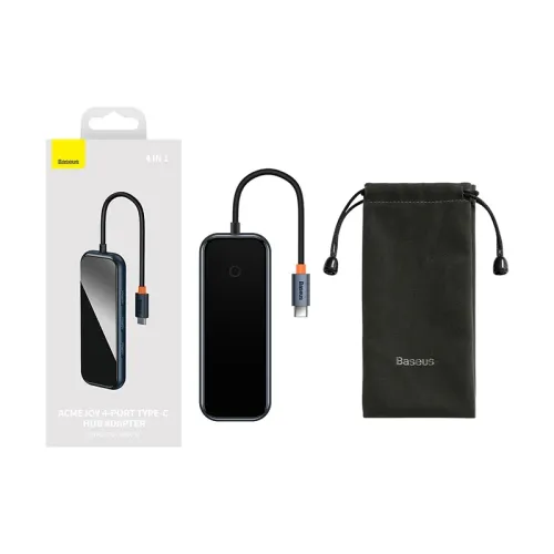 Adapter 4w1 Baseus Hub USB-C na 4xUSB 3.0 (ciemny szary) na Arena.pl