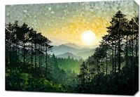 Obraz 70x50cm Mozaika Dźwięków Przyrody