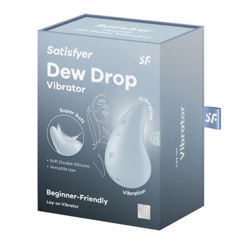 satisfyer dew drop - urządzenie intymne lay-on, 12 trybow, silikon na Arena.pl