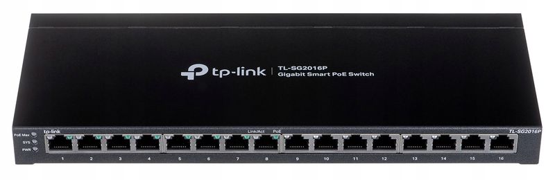 SWITCH TP-LINK TL-SG2016P (8xPoE+) zdjęcie 2