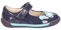 Clarks Baleriny dziecięce - Softly Jam Fst - rozmiar 18,5 - granatowa skóra