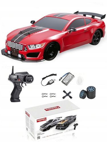 Auto Do Driftu Samochód zdalnie sterowany RC Duże Autko Drift Led Dym 1:16 na Arena.pl