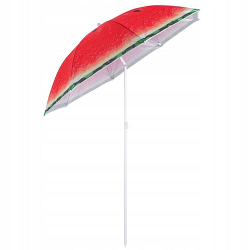 Parasol ogrodowy plażowy regulowany 150cm łamany arbuz na Arena.pl