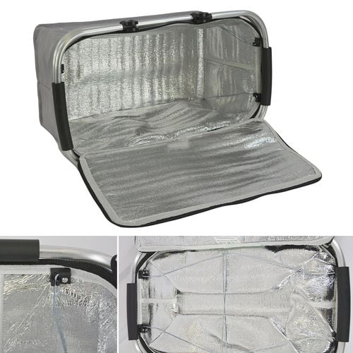 KOSZYK TURYSTYCZNY SKŁADANY TERMICZNY 35L REDCLIFFS SZARY na Arena.pl