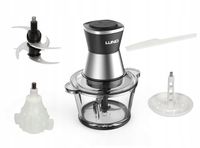 ELEKTRYCZNY ROZDRABNIACZ DO ŻYWNOŚCI MALAKSER 3w1 2 PRĘDKOŚCI 2L LUND 500W