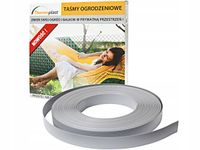 Taśma ogrodzeniowa Thermoplast UV 4,75 cm x 50 m jasnoszara