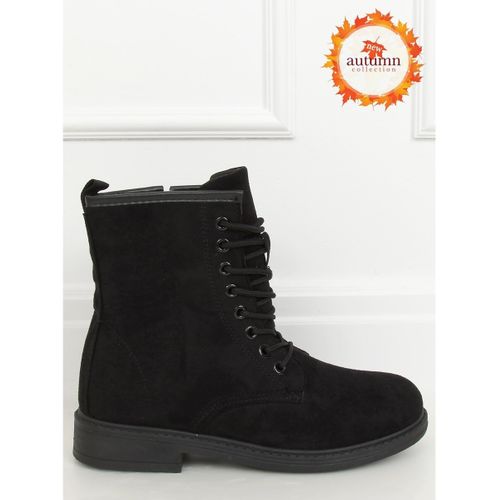 Botki workery sznurowane czarne E2002 Black r.39 na Arena.pl