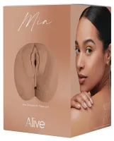 alive mia xl - intymna maszyna dwukanałowa z miękkiego tpe 14,6 cm