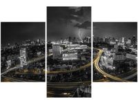90X60CM OBRAZ NOC BANGKOKU TRZY OBRAZY