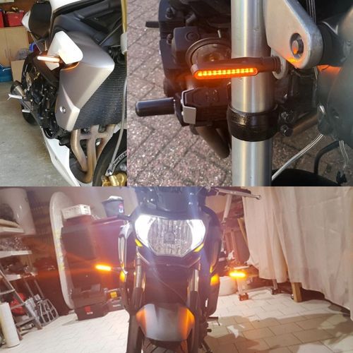 4x KIERUNKOWSKAZY 12 LED MOTOCYKL QUAD MIGACZ KIERUNKI DYNAMICZNE PŁYWAJĄCE na Arena.pl