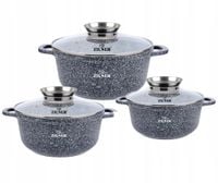 Zestaw garnków Zilner PREMIUM aluminiowe 6 el. ZL-8916