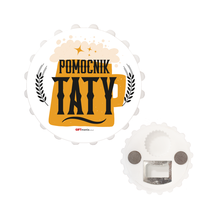 otwieracz w kształcie kapsla pomocnik taty 7 cm