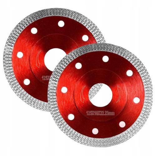 2x TARCZA DIAMENTOWA DO CIĘCIA GRESU PŁYTEK 125MM CERAMIKI BETONU SPIEKU na Arena.pl