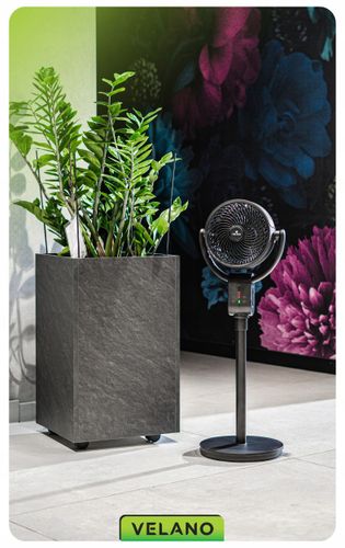 Wentylator podłogowy WIATRAK stojący TIMER REGULACJA kąta NACHYLENIA PILOT na Arena.pl