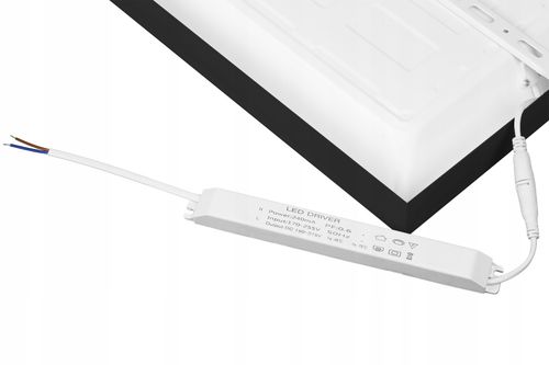 Plafon Interlook 60 x 60 cm czarny na Arena.pl