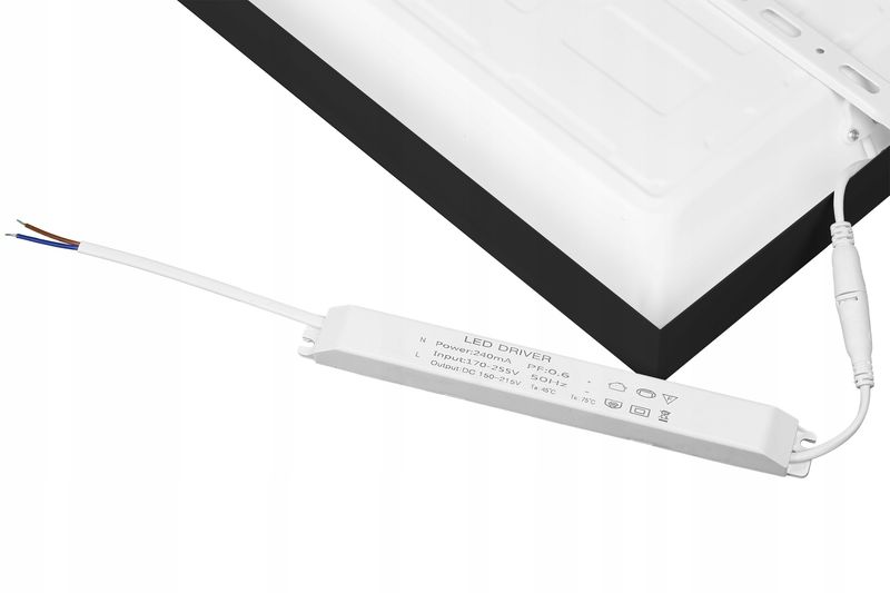 Plafon Interlook 60 x 60 cm czarny zdjęcie 7