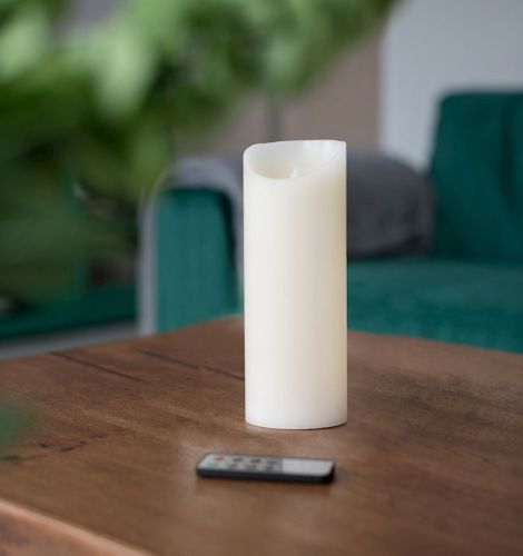 DecoKing Świeca LED BIAŁY  20cm  + pilot na Arena.pl